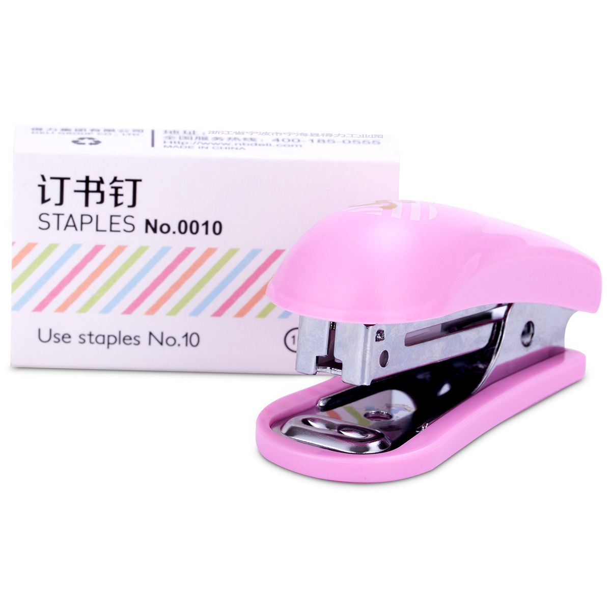 得力0253訂書(shū)機(jī)10#(卡式)(混)(臺(tái))