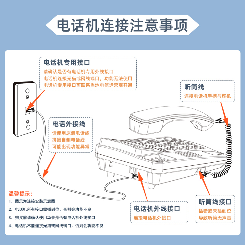 得力791數(shù)字無繩電話機(白)(臺)