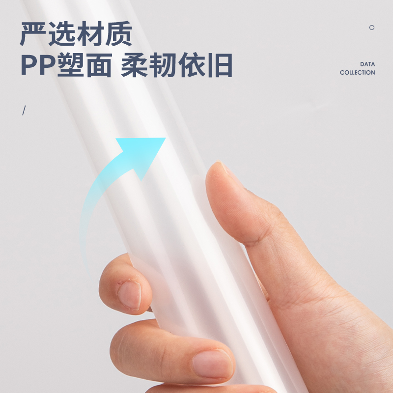 得力5534_11mm三角抽桿夾(白)(個)