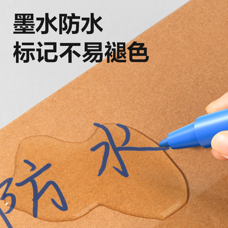 得力思達(dá)6824小雙頭記號(hào)筆(藍(lán))(支)