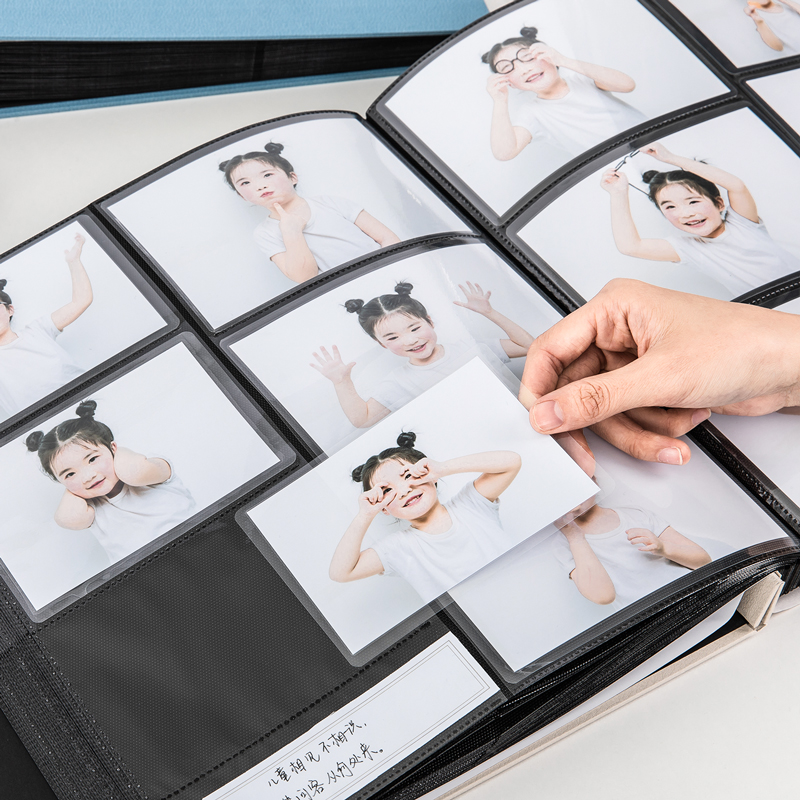 得力65352_PP插袋大容量相冊(cè)(藍(lán)色)