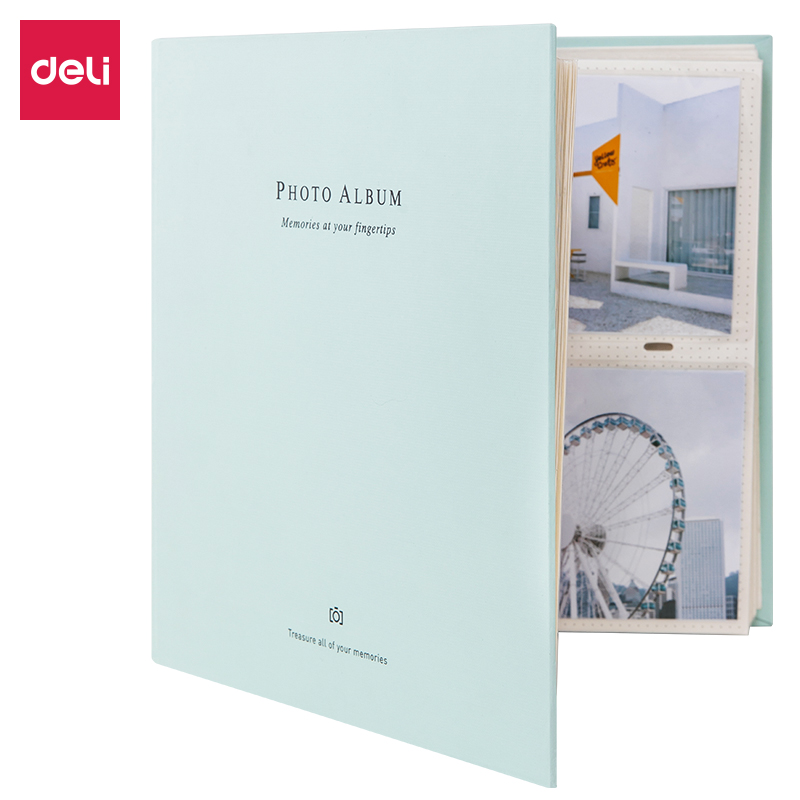 得力65354_紙芯6寸相冊(cè)(綠色)