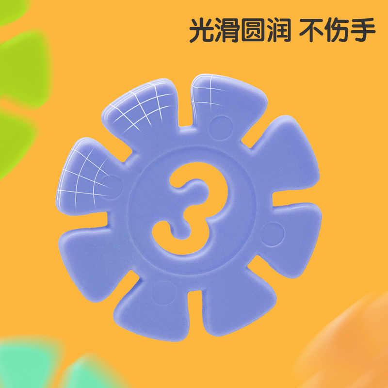 得力YP201_φ4.3cm雪花片50片袋裝(混)(袋)