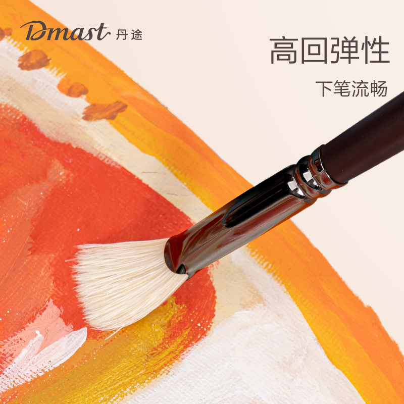 dmast丹途RB1_水洗豬鬃小筆型畫筆套裝(混)(11支/套)