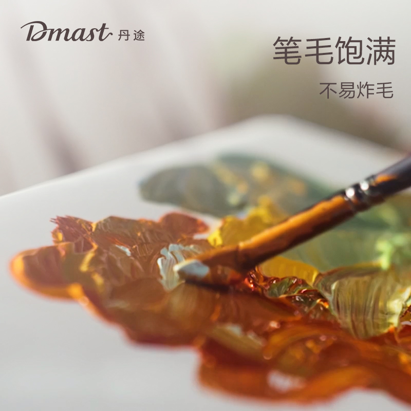 dmast丹途RB2_水洗豬鬃大筆型畫筆套裝(混)(11支/套)