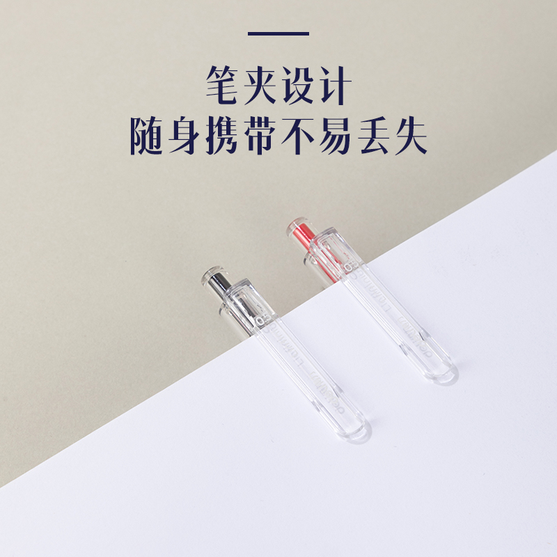 得力SA575速干按動商務(wù)中性筆0.5mmST筆頭(混)(5支/盒)