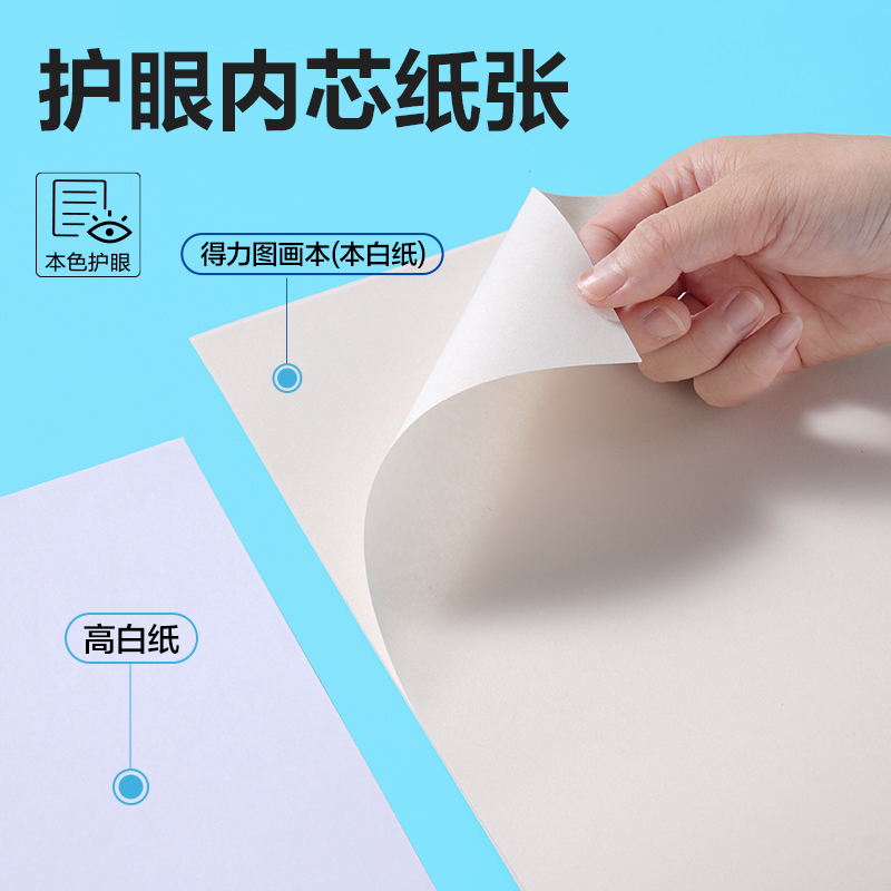得力BE125圖畫本(滿分甜心)(5本/包)