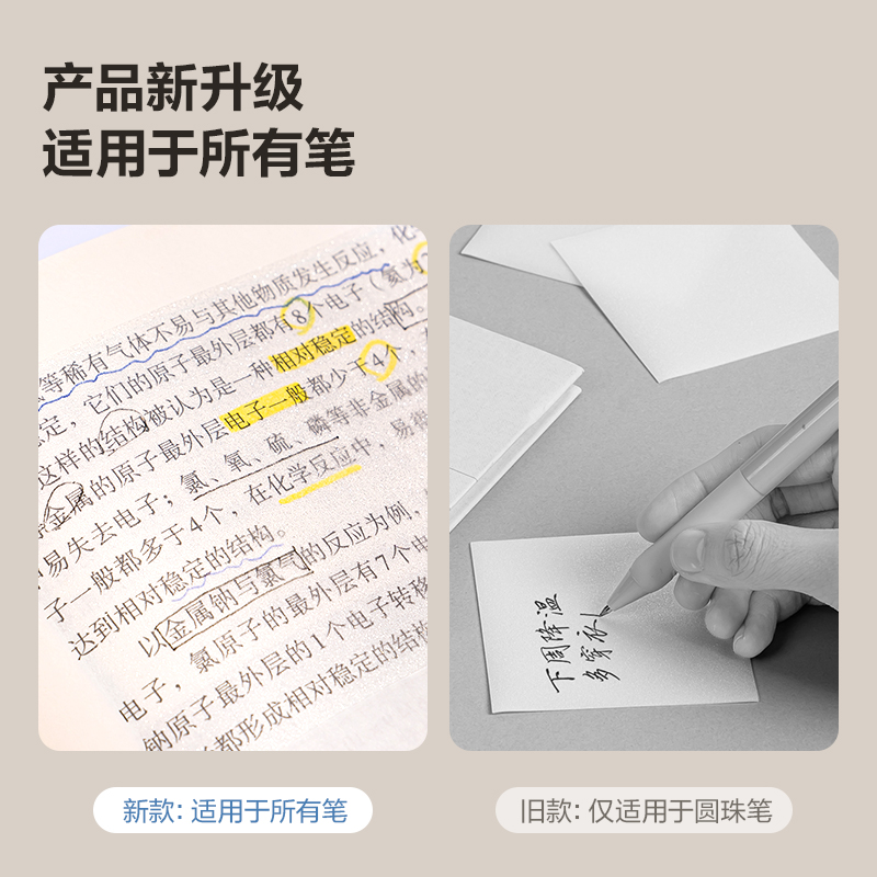 得力BT182記事貼76mm×101mm50張膜類可書寫(混)(袋)