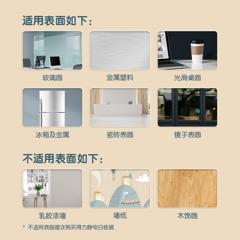 得力MF161可移除雙面膠軟鐵白板(高粘)600*900mm(白)(盒)