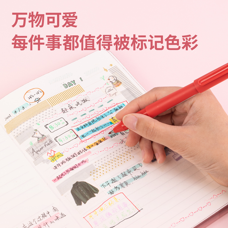 得力SN100勾線筆(混)(盒)