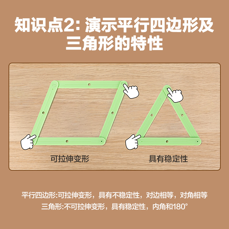 得力YX475學具角度圖形演示器(混)(盒)