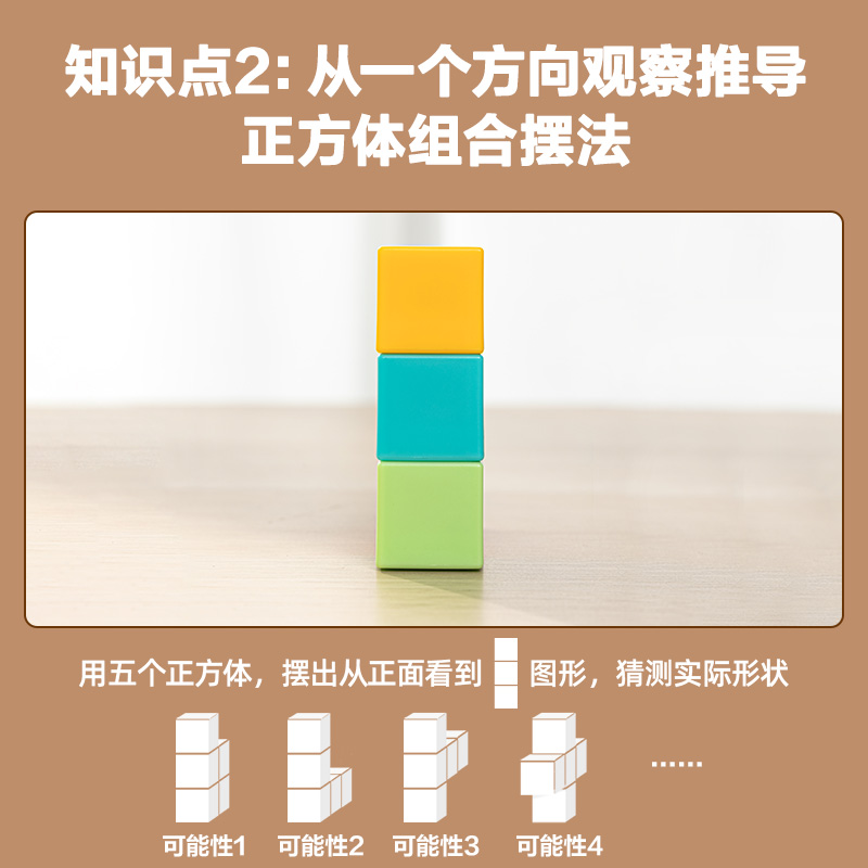 得力YX471學(xué)具磁力正方體(混)(盒)