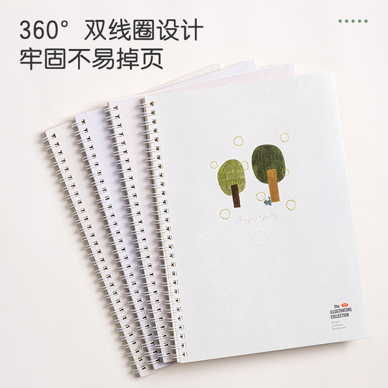 得力LB560插畫師聯(lián)名-螺旋本(時(shí)光淺末2)(本)