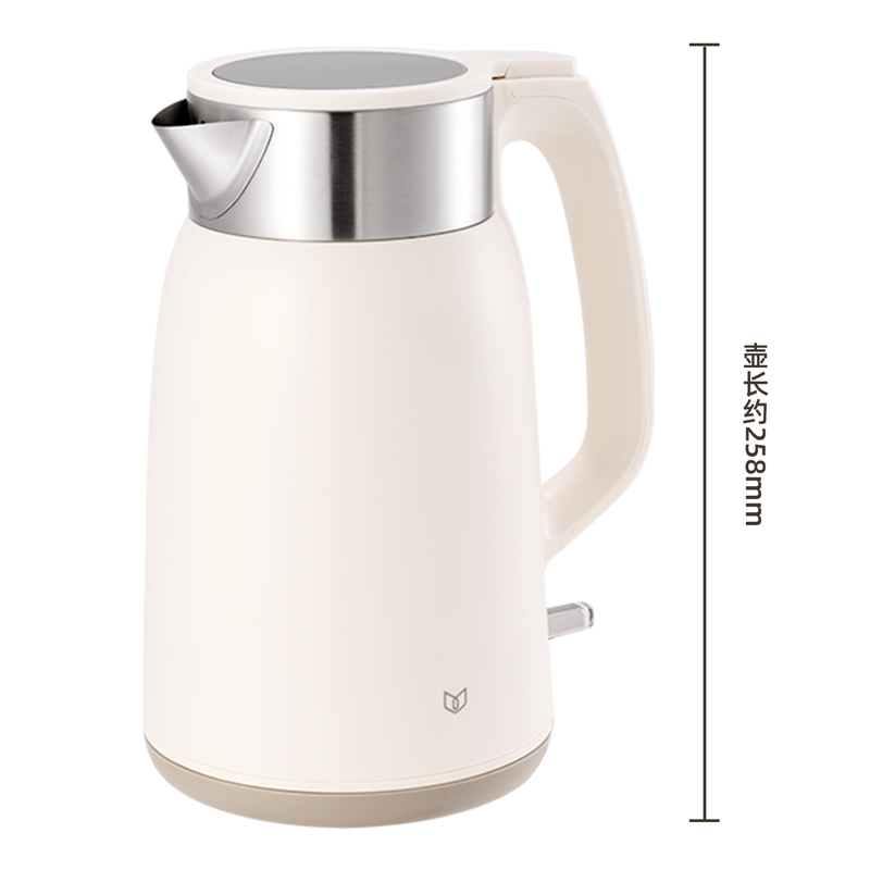 得力LL808-1.8L電熱水壺(米白)(臺)