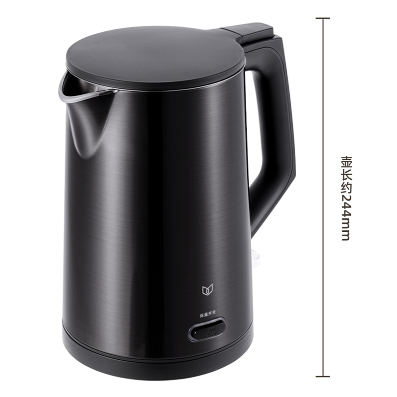 得力0767ES-1.7L電熱水壺(灰)(臺(tái))