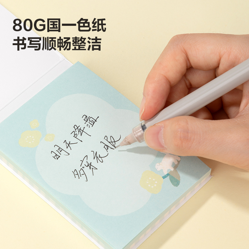 得力BQ118插畫師聯(lián)名-便簽本102mm*75mm100張(優(yōu)游歲月3)(本)