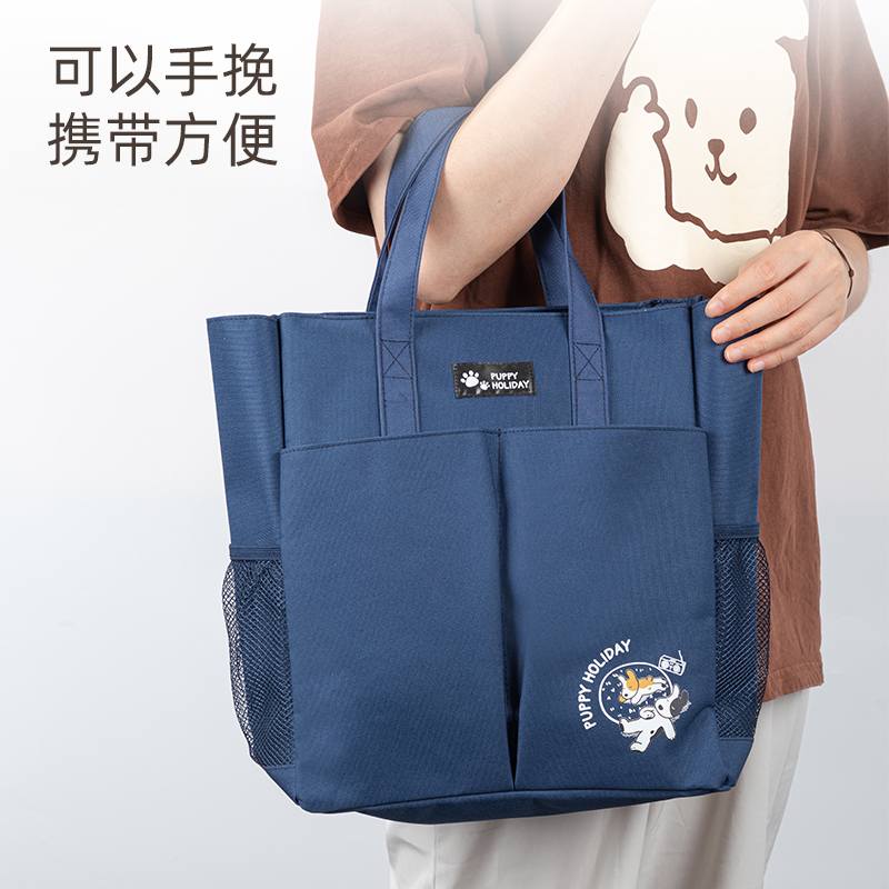 得力73155A小狗假期補(bǔ)習(xí)袋（混-小狗假期）（個(gè)）