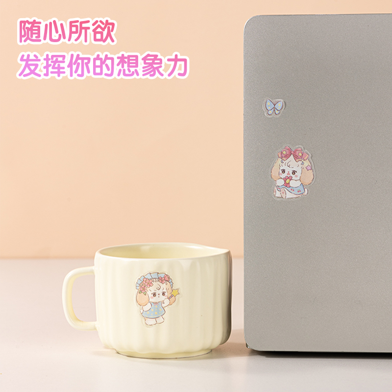 得力BT158卡通貼64*230mm(鮮花與動物)(個)