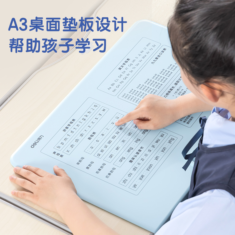 得力YX109優(yōu)+坐姿矯正器大板款(藍(lán))(盒)