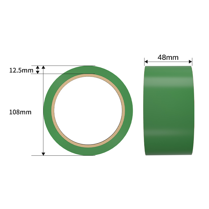 得力JL301警示膠帶48mm*33m*130μmPVC(綠色)(卷/熱縮)