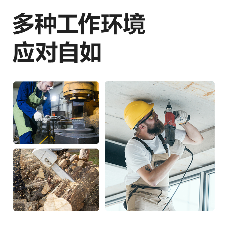 得力得心LQ624紗線手套(均碼)(白色)(12雙/包)