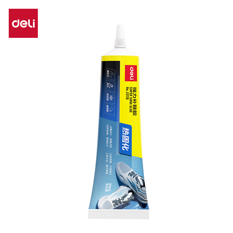 得力JS118強力補鞋膠(透明)(30ml*1支/盒)