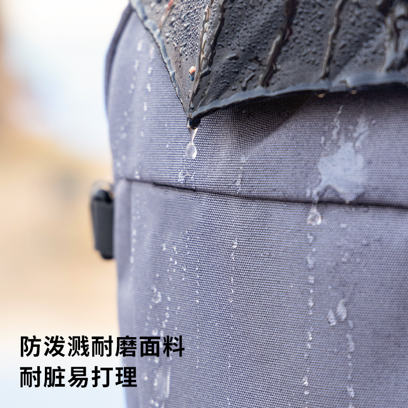 得力BG126露野徒步系列雙肩包(淺灰)(個)