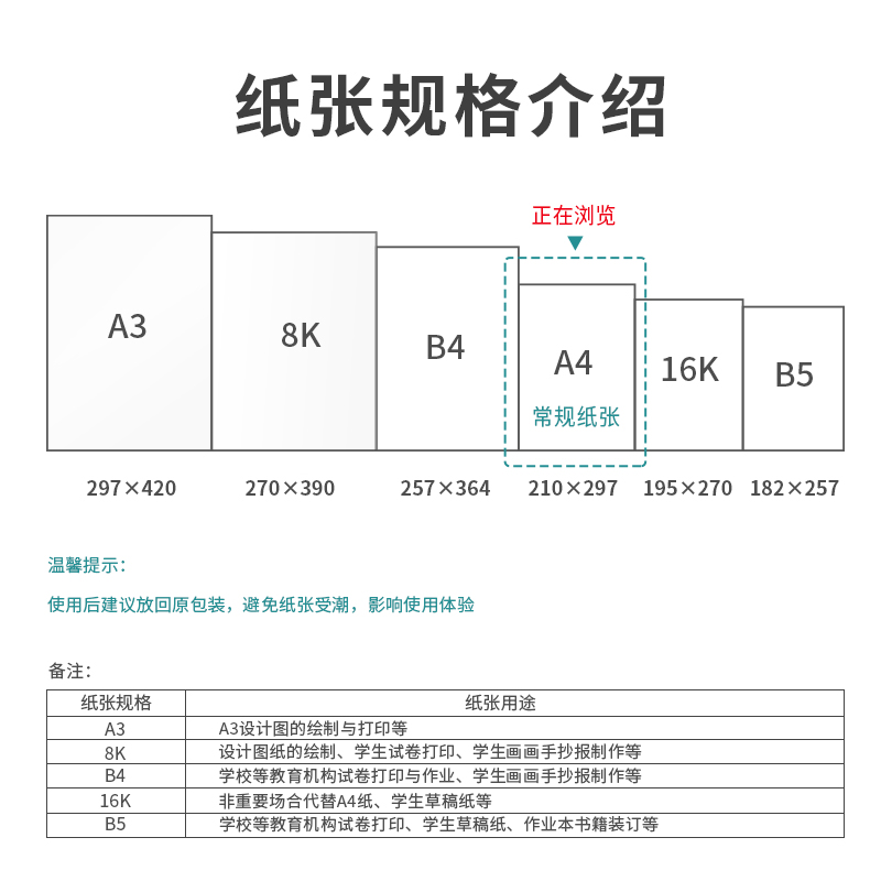得力ZF798銳冠復(fù)印紙A4-70g-4包(混)(包)
