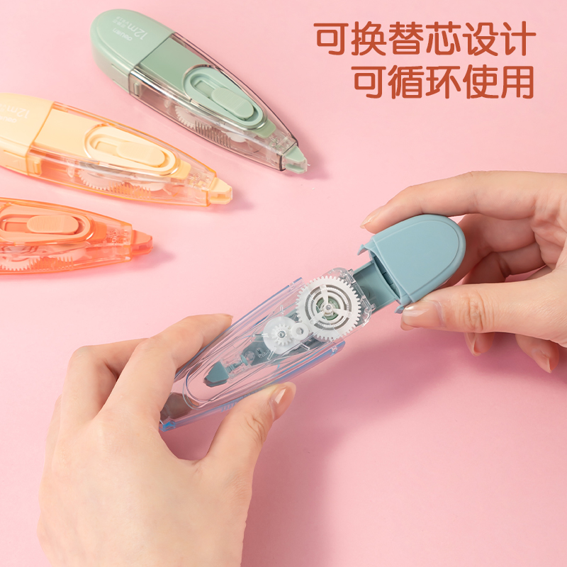 得力VR18推動筆型修正帶_5mm*12m(混)(個)