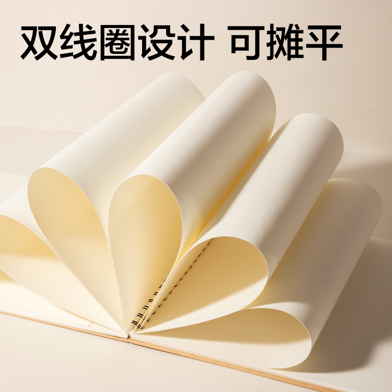 得力HS660-8K手繪大師素描本160g-8K-30頁(混)(本)