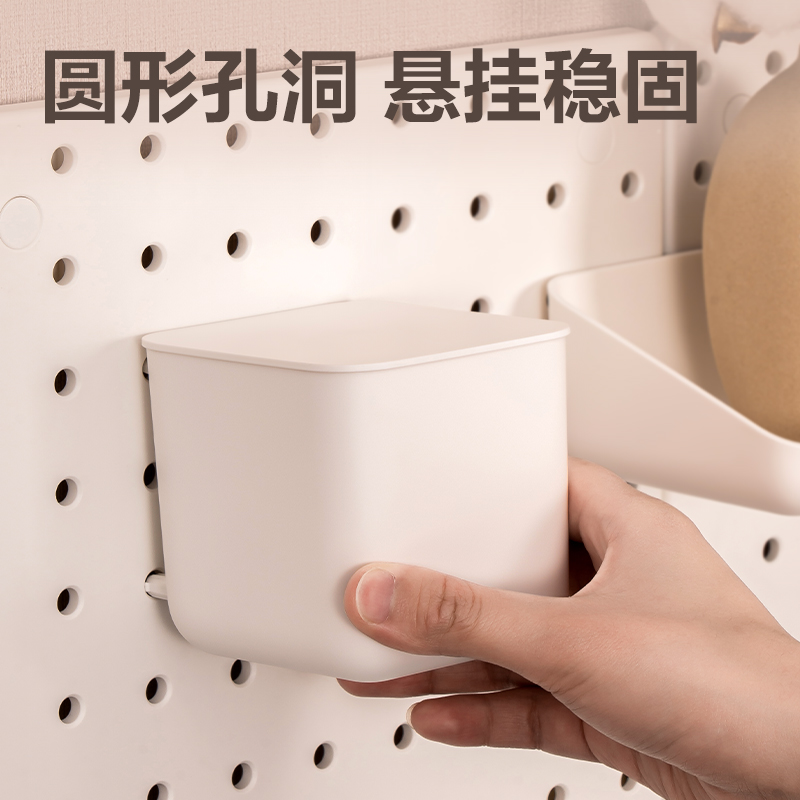 得力XDM54洞洞板U型掛鉤(白色)(袋)