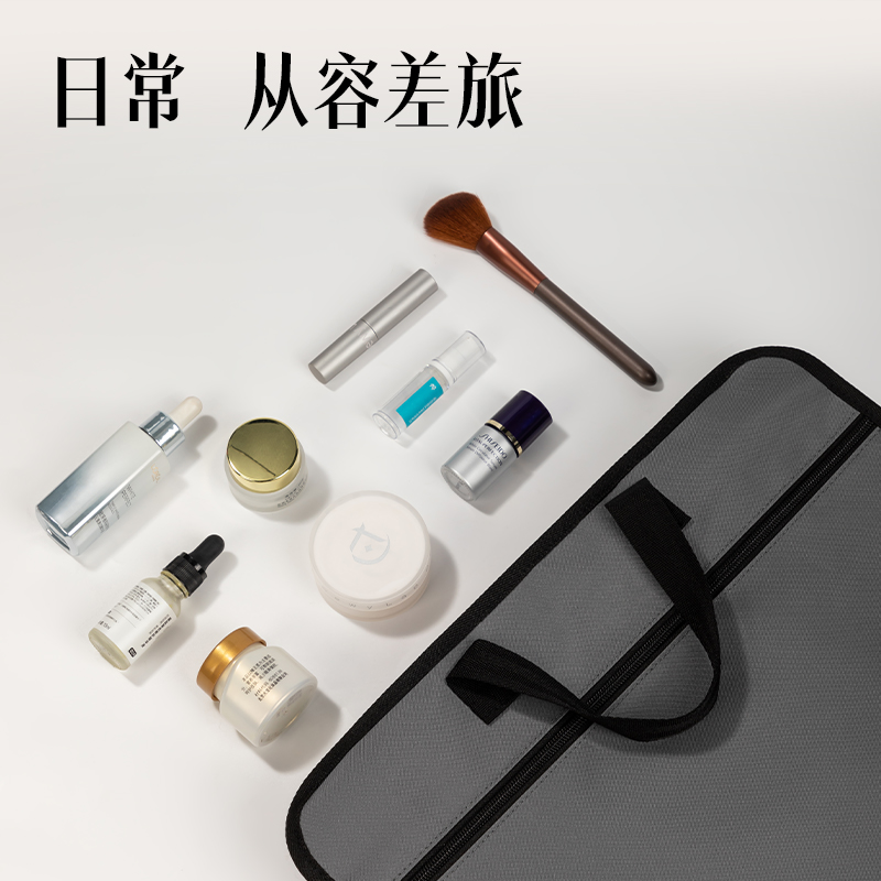 得力63753有背寬手提公文包(灰)(個)