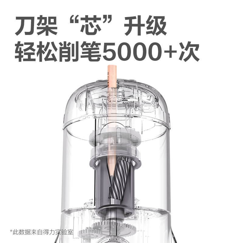 得力VA7全自動電動削筆機(jī)(灰色)(臺)