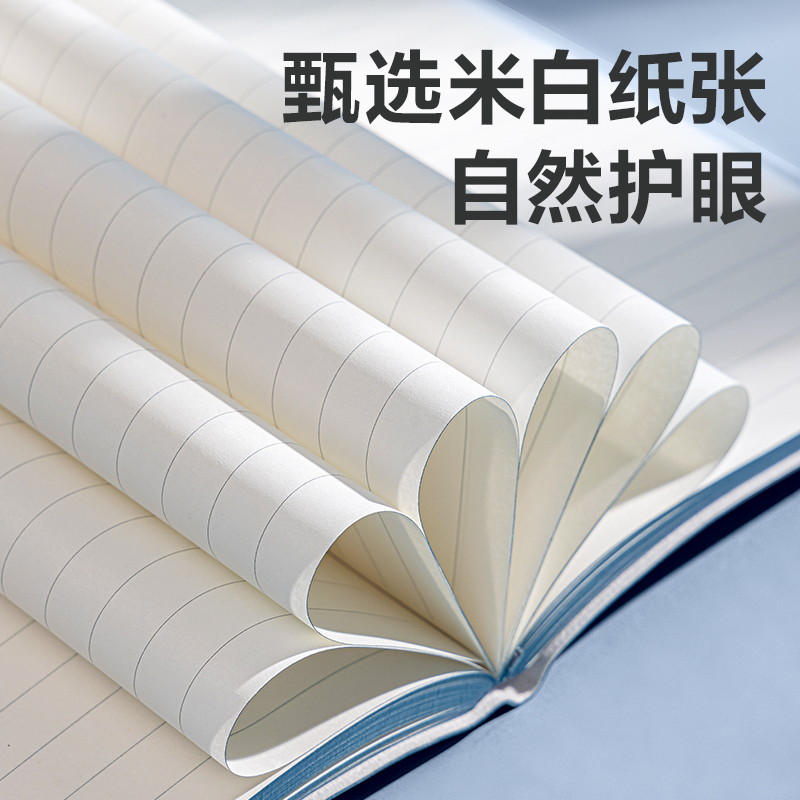 得力BP151皮面本25K-205mm*143mm112張/(灰色)(本)