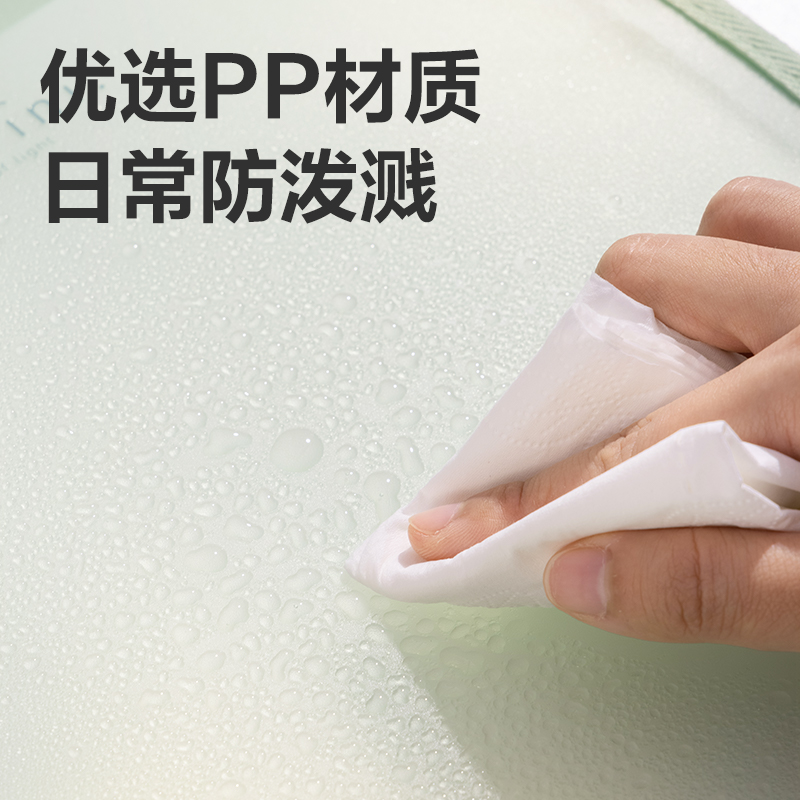 得力PM02線上爆款13格豎式手提包邊風(fēng)琴包(藍(lán))(個)