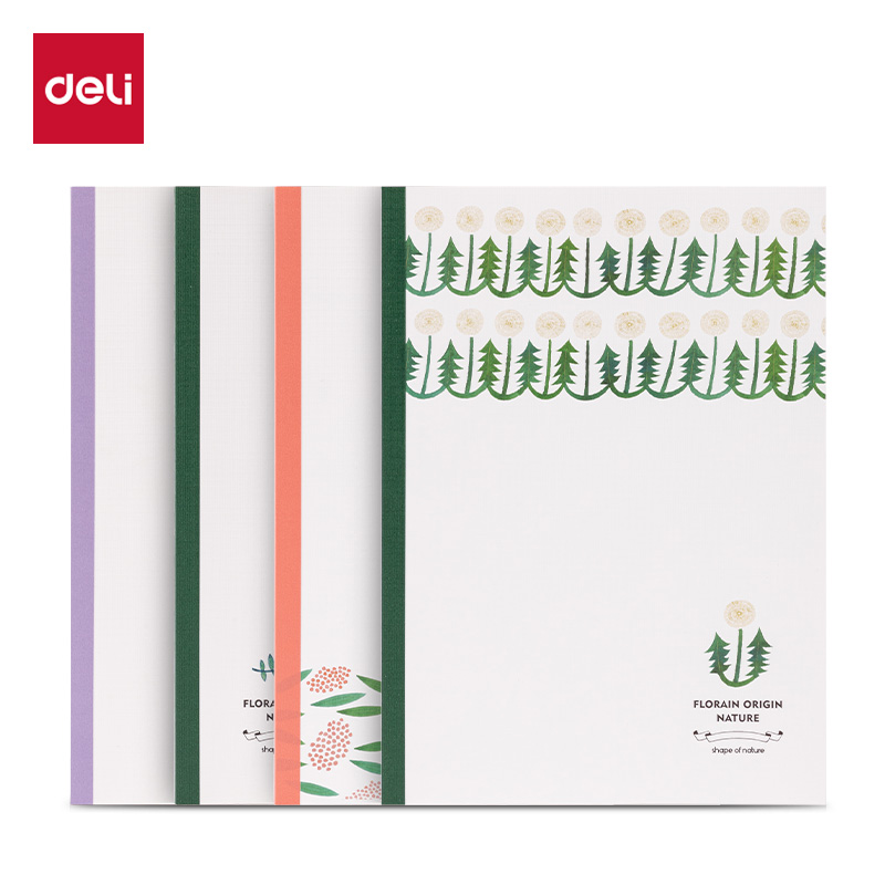 得力WB540插畫師聯(lián)名-無線裝訂本(花叢物語2)(本)