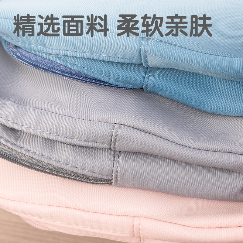 得力BC277A淡彩日記雙倉站立式多用途筆袋(混-P.DIARY)(個)