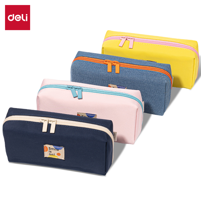 得力66771G春日牧場大方包多用途筆袋(混-春日牧場)(個)
