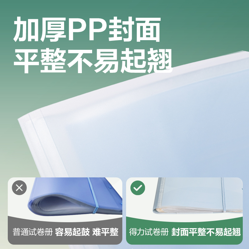 得力PQ12-60線上爆款60頁試卷冊(藍(lán))(個(gè))
