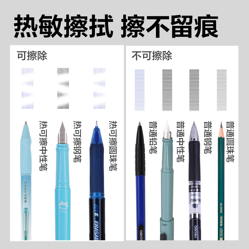 得力VP162熊貓款多功能橡皮擦(混)(塊)