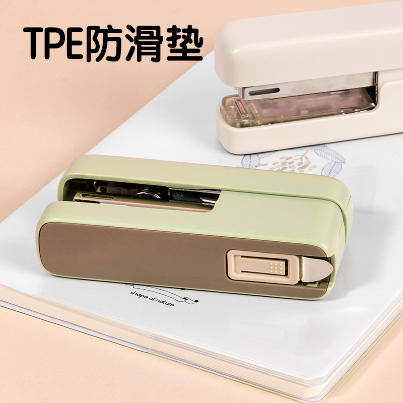 得力TA301PRO桌面訂書機(jī)(灰色)(盒)