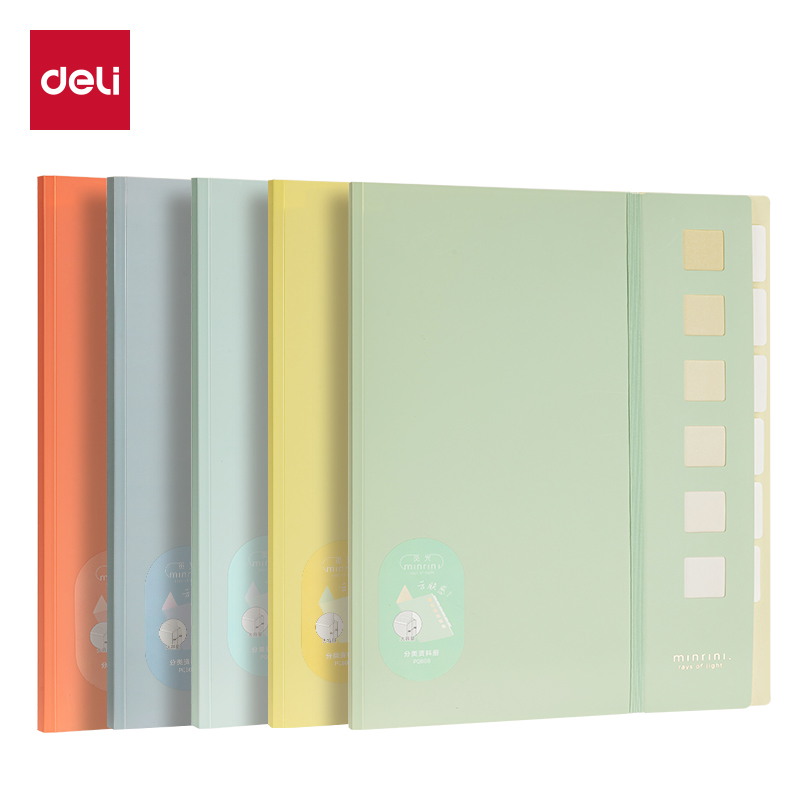 得力PQ608覓光分類資料冊(cè)(混)(個(gè))