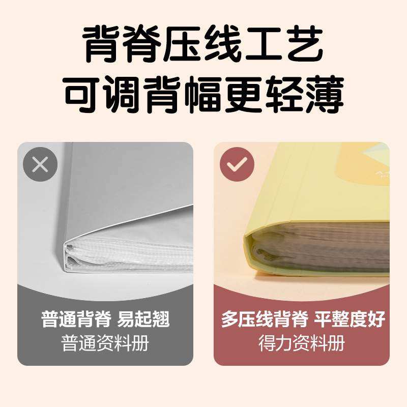 得力PQ607-60覓光60頁資料冊(cè)(混)(個(gè))