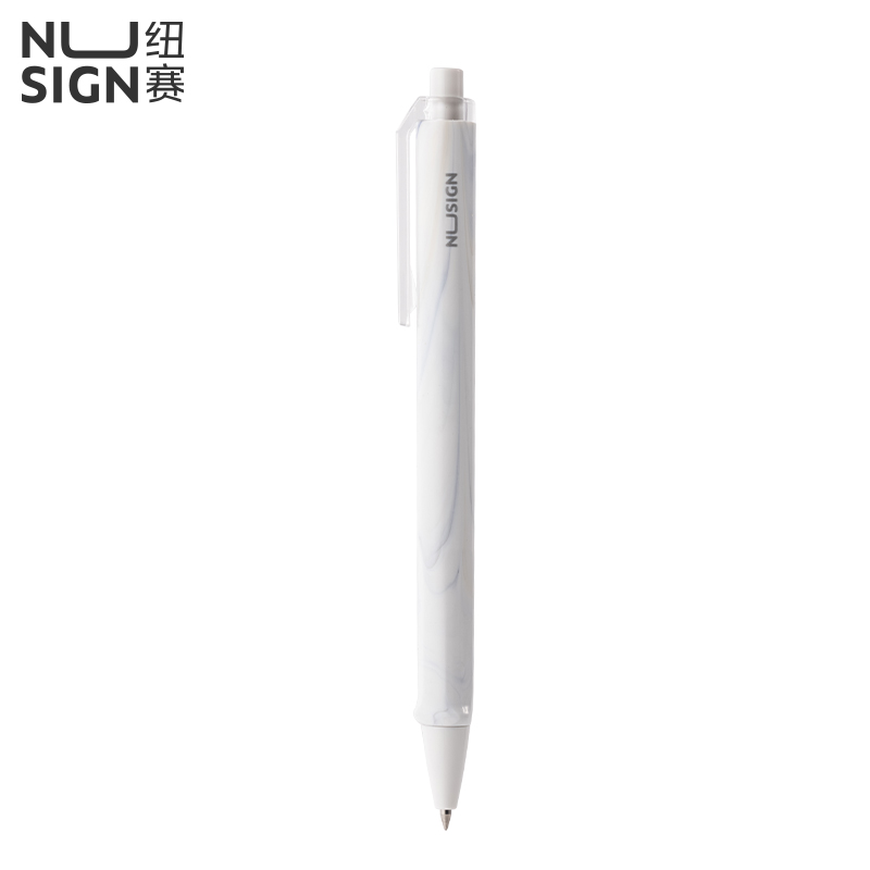 紐賽NS557C自然流體速干按動(dòng)中性筆0.5mm子彈頭(居巖川)(1支/卡)