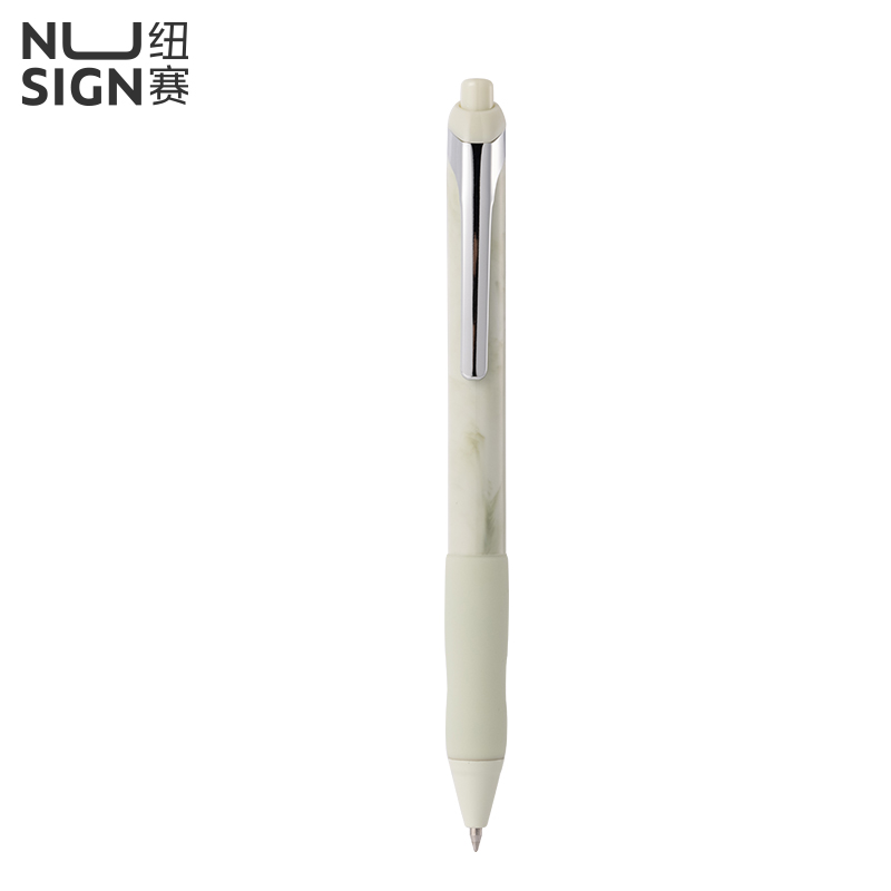 紐賽NS666C速干按動(dòng)紐賽中性筆0.5mm子彈頭(松筠澗)(1支/卡)