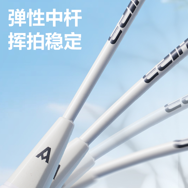 安格耐特FH123鐵分體羽毛球拍(2支/付)(混)(付)
