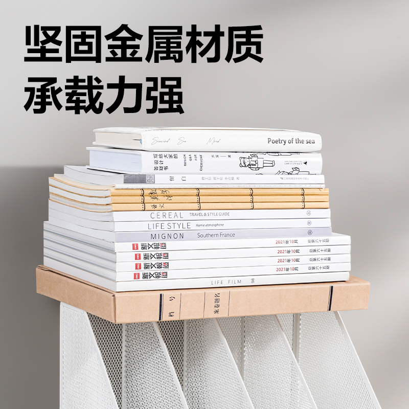 得力78988四聯(lián)文件框帶筆筒(白色)(個(gè))