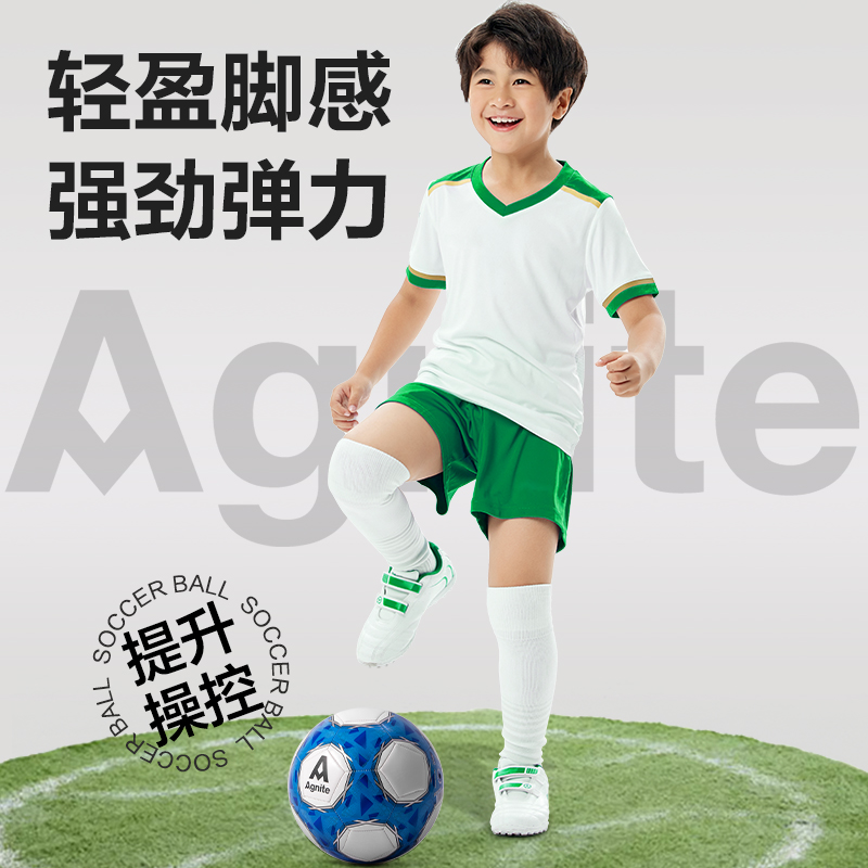 安格耐特FD201_5號(hào)發(fā)泡PVC機(jī)縫足球(白+藍(lán))(個(gè))