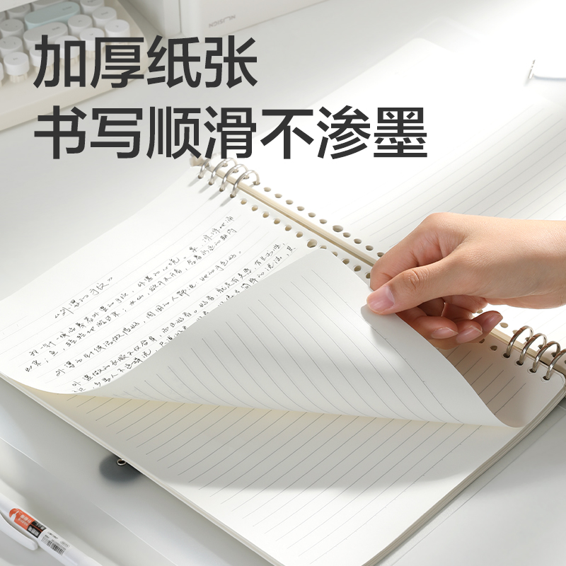 得力HA4-5飛盤扣活頁殼(透明-飛盤扣)(本)