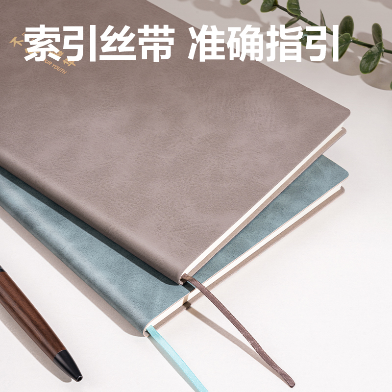 得力BP152皮面本A5 210mm×143mm80張/(天藍(lán)色)(本)